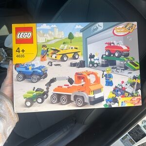 LEGO 4635 Build & Rebuild Kids Vehicles Playset - Orange, Blue, Yellow new